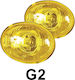 Autoline Round Headlights Car H3 G2 Universal 12V 55W 13cm 2pcs