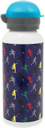 Polo Kids Water Bottle Thermos Football Aluminium with Straw Football 450ml