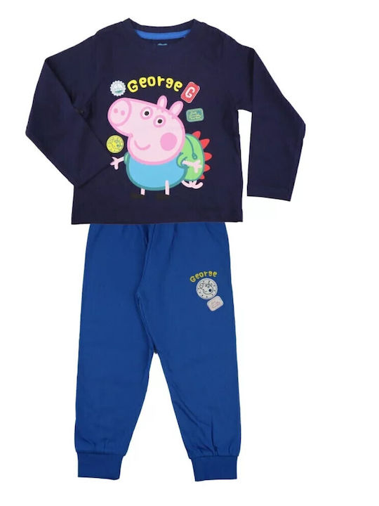 Peppa Pig Παιδική Πιτζάμα Χειμωνιάτικη