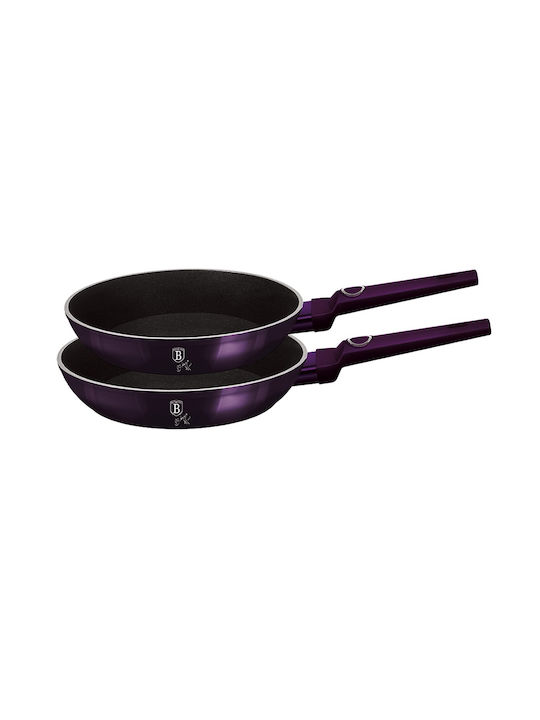 Berlinger Haus Pans Set of Aluminum with Stone Coating Purple Eclipse 2pcs