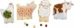 Little Dutch Детски Занаяти Pompom Craft Kit Little Farm за Деца 3++ Години