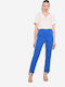 Damen Royal Blue Set mit Hoch tailliert Hose in Gerader Linie
