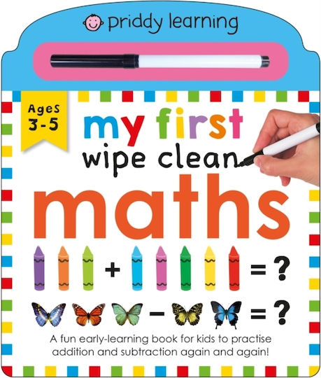 My First Wipe Clean Maths Priddy Books Board Book