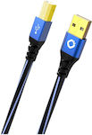 Oehlbach USB 2.0 Kabel USB-A-Stecker - USB-B-Stecker Blau 0.5m 24672