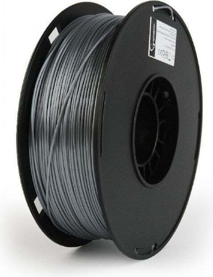 Gembird Filament Pentru Imprimante 3D PLA 1.75mm Argintiu 1kg 1 Bucată Bobină