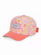 Hello Hossy Kids Hat Jockey 2-5 Years Retro Flowers