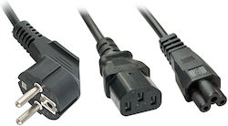 Захранващ кабел Lindy Schuko IEC C13 & C5 30047 Захранващ кабел Lindy Schuko IEC C13 & C5 30047