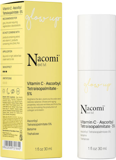 Nacomi Next Level Anti-aging Serum Face with Vitamin C for Detoxification & Radiance 30ml