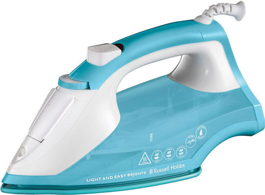 Russell Hobbs Light & Easy Brights Σίδερο Ατμού 2400W με Κεραμική Πλάκα και Συνεχόμενη Παροχή Ατμού 115gr/min