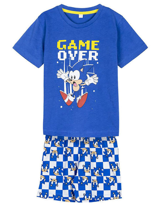 Cerda Pijamale Copii Vara Albastre Sonic