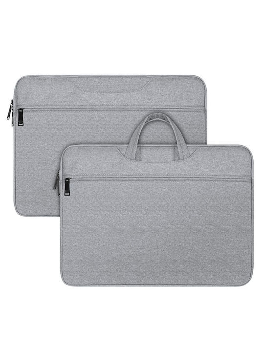 Geantă orizontală Dux Ducis Lbtc pentru laptopuri de 14-15,4" Gri deschis