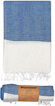 Summertiempo Beach Towel Cotton Blue 180x90cm.