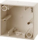 Hager Flush Electrical Box in Beige Color