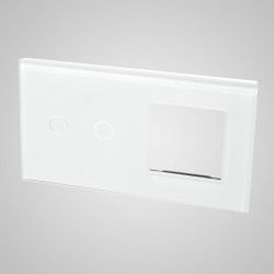 Touchme Πλαίσιο Διακόπτη 2 Θέσεων σε Λευκό Χρώμα TM702728W Touchme Πλαίσιο Διακόπτη 2 Θέσεων σε Λευκό Χρώμα TM702728W