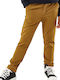 Kids' Chino Fabric Pants Golden Brown