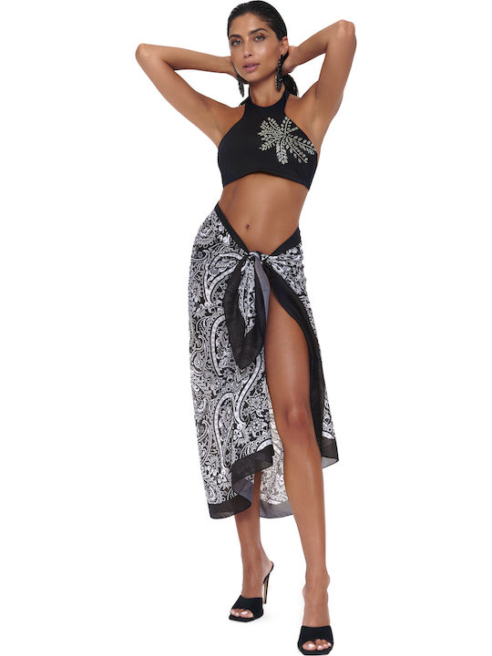 Bluepoint White-Black Women's Pareo
