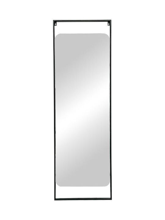 Pakketo Piza Καθρέπτης Τοίχου Ολόσωμος με Μαύρο Μεταλλικό Πλαίσιο 140x45cm