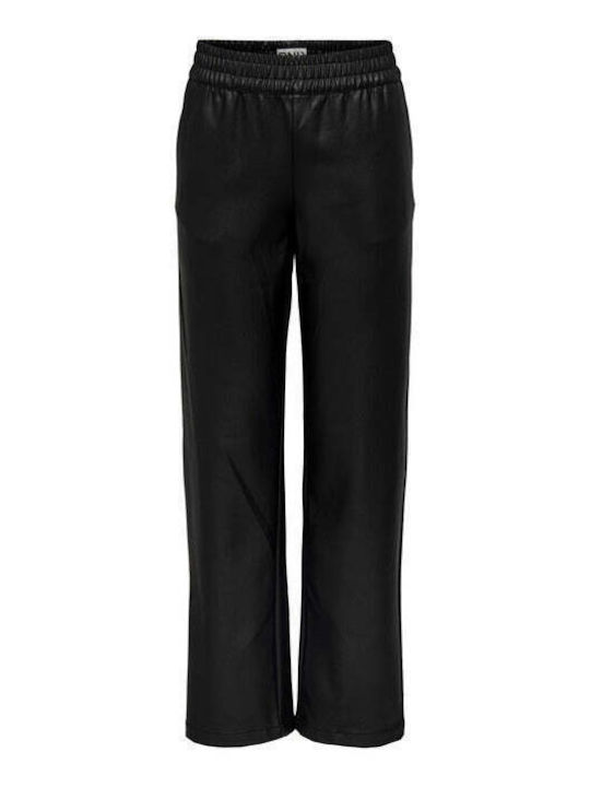 Only Femei Tesatura Pantaloni Negru