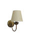 Heronia Modern Leuchte Wand mit Fassung E27 Gold 14x14x14cm