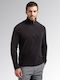 Long Sleeve Athletic Blouse Black