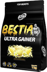 6Pak Nutrition BESTIA Ultra Gainer Vanilla Ice Cream 1kg