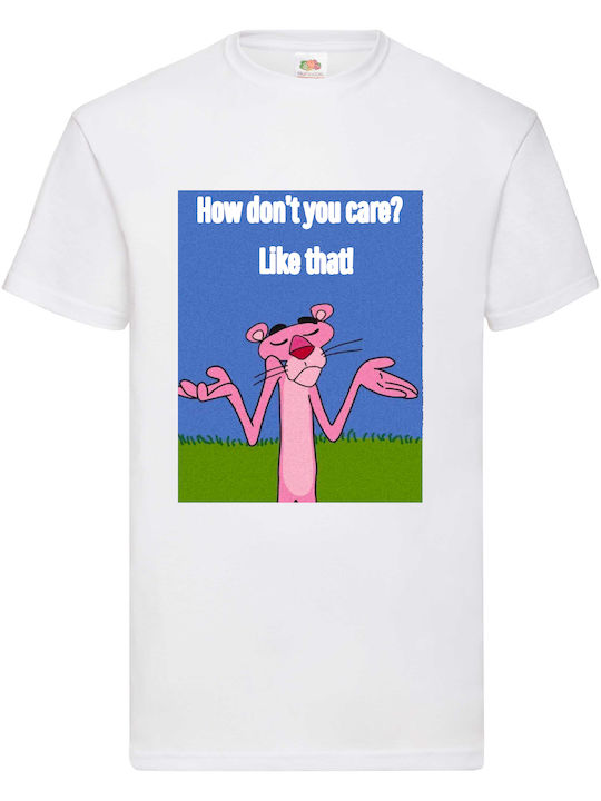 Fruit of the Loom Pink Panther Bluse Weiß Baumw...
