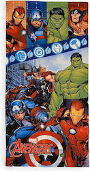 Beach Towel Quick Dry Marvel Avengers 04 70x140 Digital Print Blue 100% Microfiber