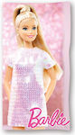 Πετσέτα Θαλάσσης Quick Dry Mattel Barbie 85 70x140 Digital Print Pink 100% Microfiber