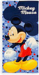 Schnelltrocknendes Disney Home Mickey Strandtuch 16 70x140 Blau 100% Mikrofaser