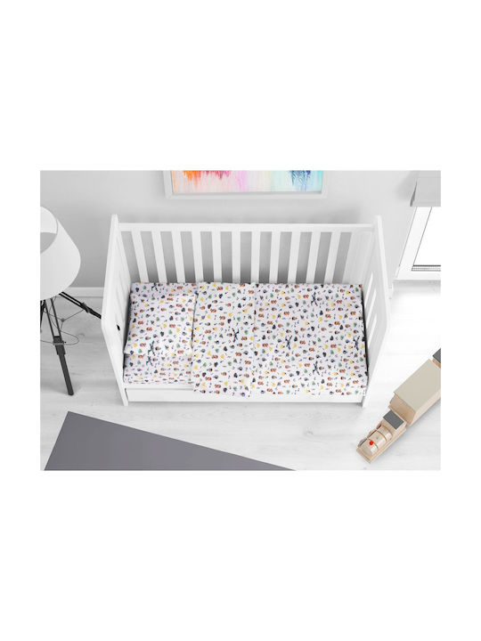 Dimcol Bebe Baby Sheet Crib Cotton Fitted White...