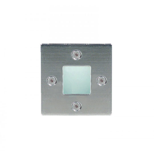 DIL Wandmontiertes Außen-Spotlight LED IP65 0.5W mit Kaltweiß Licht