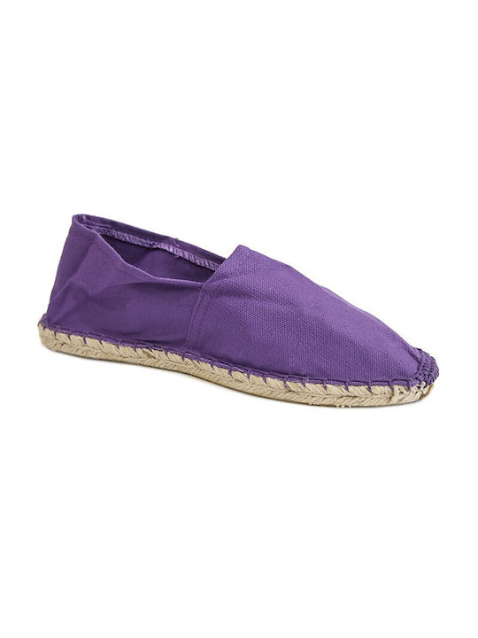 V-store Stoff Damen Espadrilles in Lila Farbe