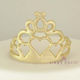 Golden Crown Hearts