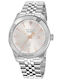 Nautica Pacific Beach Men's Watch 43mm Battery with Silver Metal Bracelet