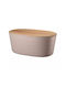 Bread Box Plastic Brown 39x23x19cm