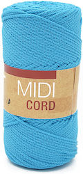 Midi Cord Yarn 200g Needle No4 135m Turquoise
