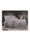 Dimcol Duvet Cover Queen 220x240 Grey