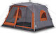 vidaXL Automat Cort Camping Igloo Gri pentru 7 Persoane 325x325x231cm