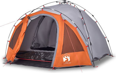 vidaXL Automatisch Campingzelt Iglu Gray 3 Jahreszeiten für 3 Personen 220x210x150cm.