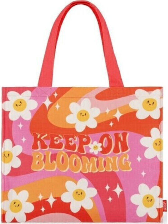 Legami Milano Fabric Beach Bag Fuchsia