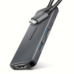 Axagon USB-C Docking Station με HDMI 4K PD (HMC-5H8K)