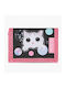 Herlitz Kids Wallet with Velcro Black-Pink Cat 50043460