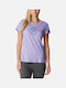 Columbia Damen T-shirt Blumen Frosted Purple Hthr