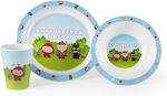 Excelsa Feeding Set made of Melamine Little Red Riding Hood 3pcs