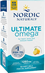 Nordic Naturals Ultimate Omega Ιχθυέλαιο 1280mg 60 μαλακές κάψουλες