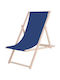 Deckchairs Wooden Blue 57.5x57.5x123.5cm