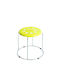 Hocker Für das Wohnzimmer Metall Cusco Yellow 30x30x27cm