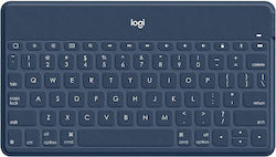 Logitech Keys-To-Go Ασύρματο Bluetooth Πληκτρολόγιο Αγγλικό UK Μπλε