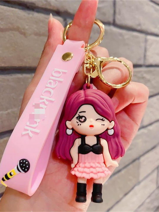 Figoura Handmade Keychain Pink