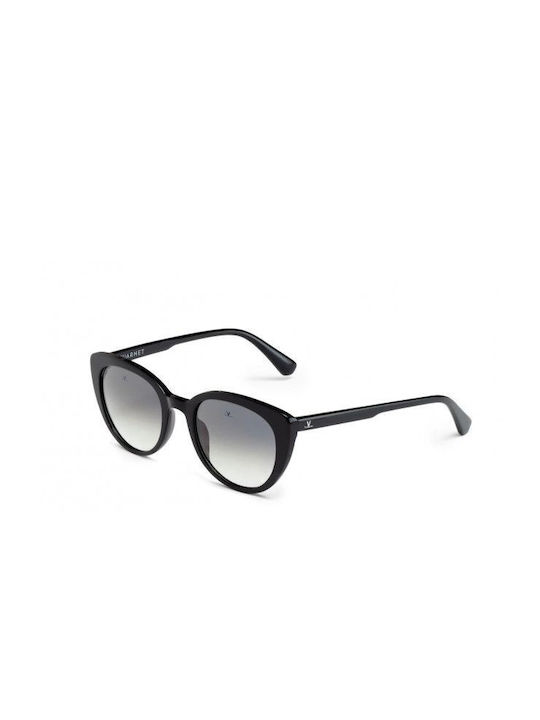 Vuarnet Women's Sunglasses with Black Plastic Frame and Black Gradient Lens VL192300051G6